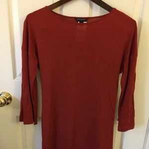 Banana Republic, Mini-Dress, Long-Sleeve, Rust